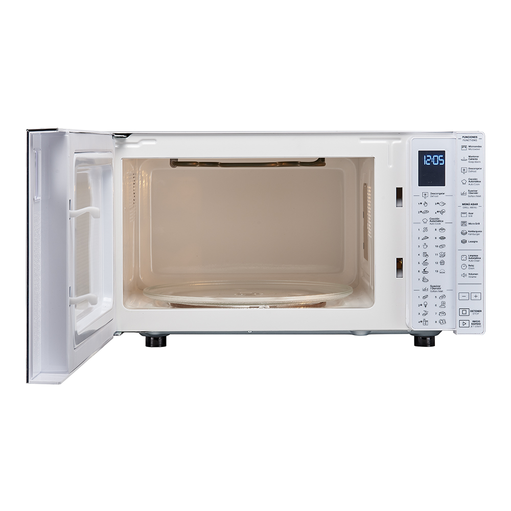 Microondas Whirlpool Blanco Con Grill 30lts WMG30AB - OpenFactory